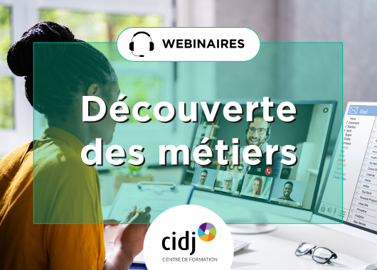 Une participante du webinaire découverte des métiers