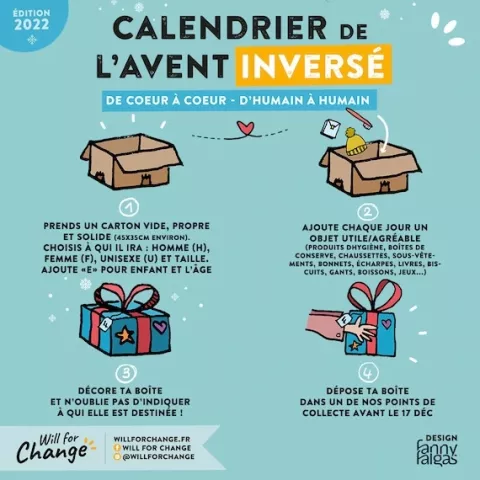 Offrez de beaux cadeaux de Noël avec le calendrier de l’Avent inversé !