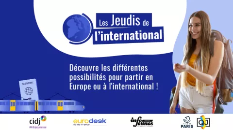 Jeudis de l'international - jeune femme avec un sac à dos de voyage