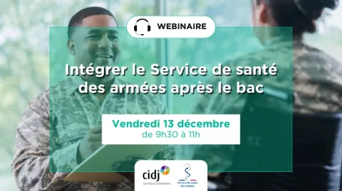 Webinaire Intégrer le service de santé des armées après le bac