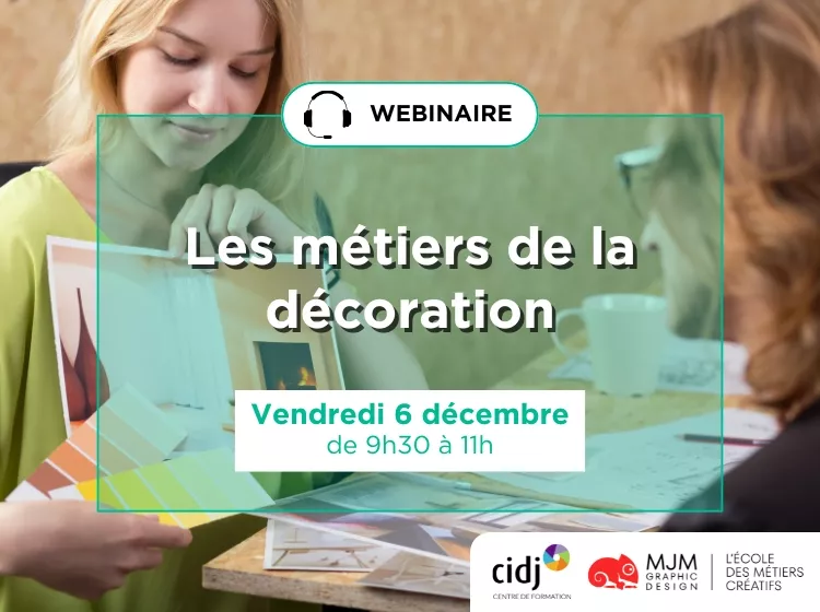 webinaire métiers de la décoration