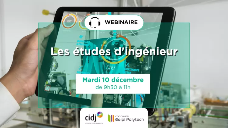 Webinaire Etudes d'ingénieur